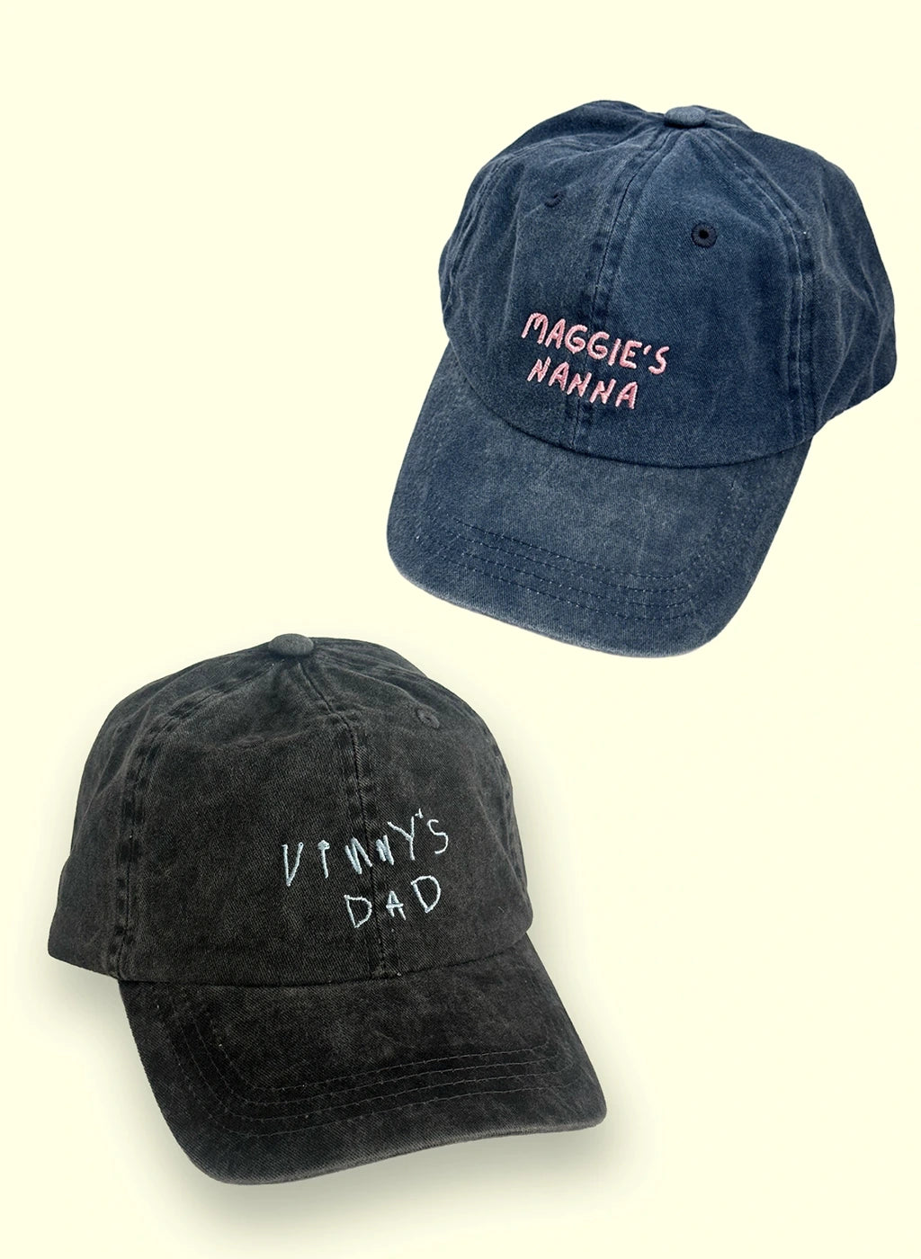 Grown Ups Personalised Cap