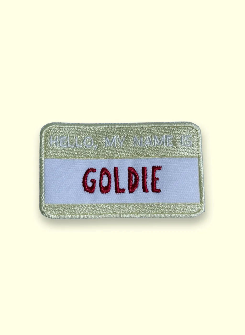 'Hello, my name is' Patch